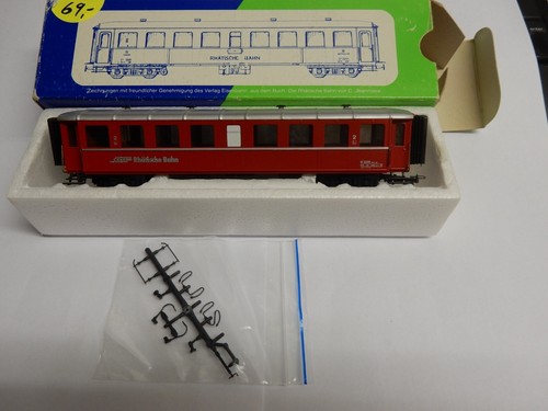 Bemo    RhB  2.Kl. B 2225 H0m 1:87 TOP | Zustand: Gebraucht