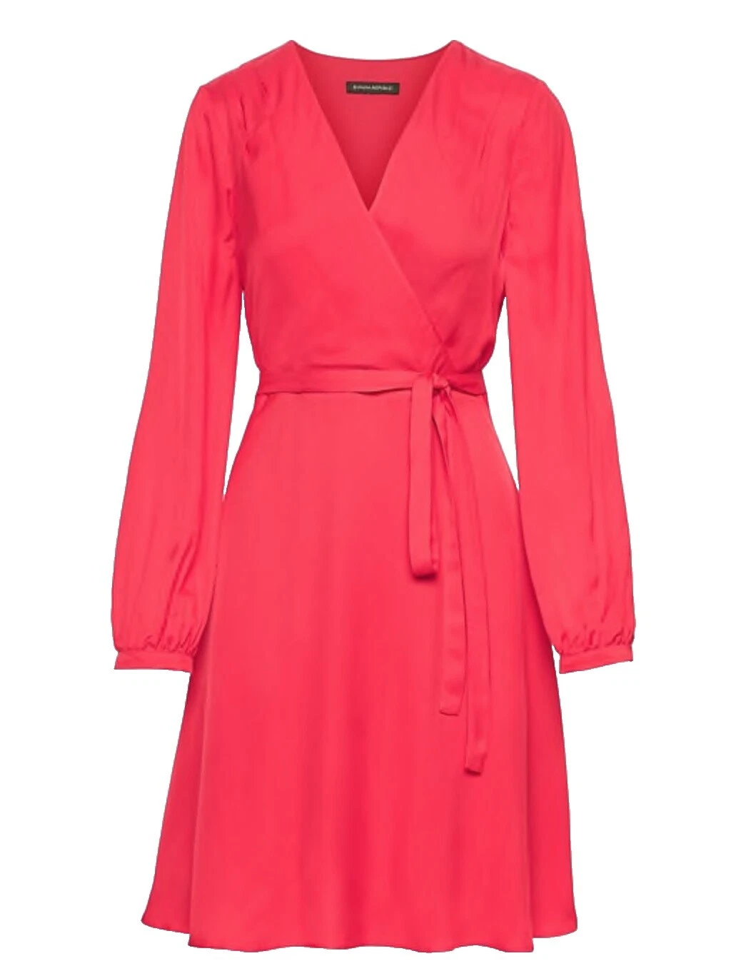 Banana Republic Solid Wrap Dresses