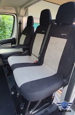 TAILORED SEAT COVERS For CITROEN RELAY 2014 - 2026 VELOUR / FABRIC