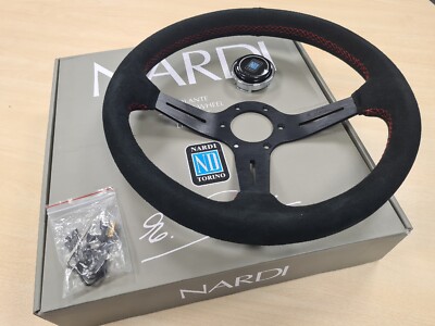 Nardi Torino Style Steering wheel - Black Suede - Universal Fits