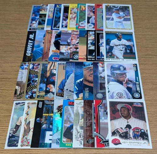 Ken Griffey Jr Lot of 40 Cards All Different Mariners Reds $$$$ SP
