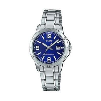 Casio Women's LTP-V004D-2BUDF Blue Silver Watch