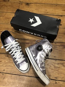 black satin converse