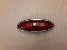 Vintage 1949-1950 Ford Shoebox Tail Light Housing FoMoCo Stimsonite Red Lens
