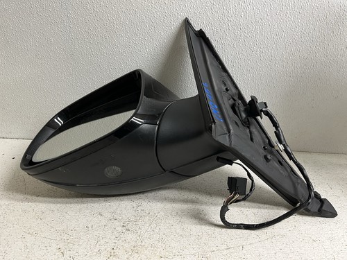2009-2014 Audi Q5 Left Driver Side View Door Mirror 17 Wire Black Turn Signal - Picture 11 of 13