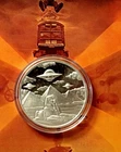 1 oz Fine Silver Round Intaglio Mint UFOsovrr Egypt