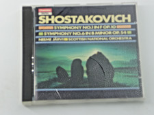 Shostakovich Symphonies 1 6 CD 1985 Neeme J rvi Scottish Nat. Orch