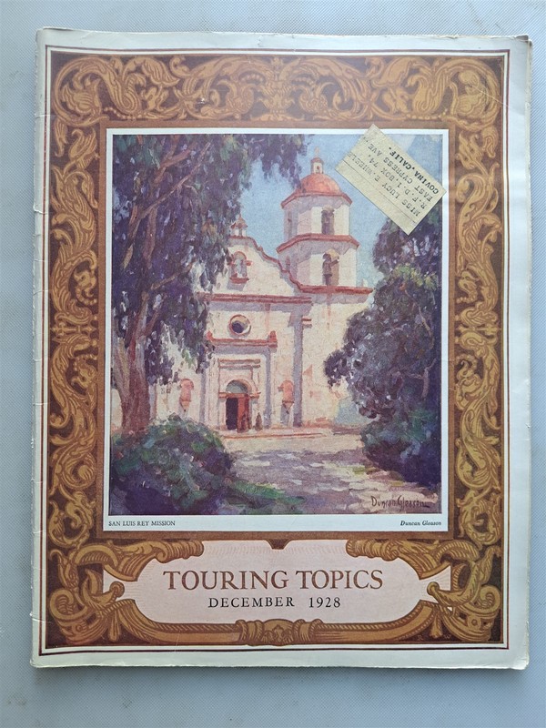 Touring Topics Magazine - December 1928 - Auto Club of Southern California