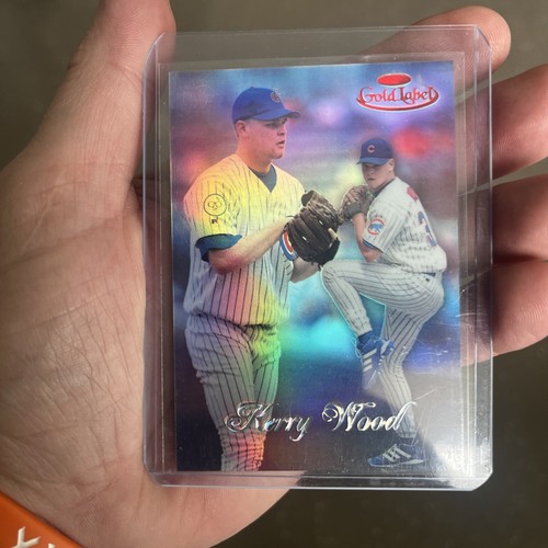 1998 Topps Gold Label Kerry Wood Cubs RC Classe 2 Red Label #’d/50 (raro) - Foto 4 di 10