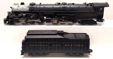 Lionel 6-28052 O Gauge N&W Class A Articulated 2-6-6-4 Steam Loco & Tender #1218