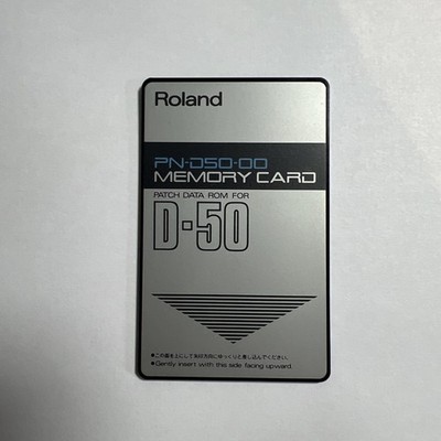 Roland PN-D50-00 Memory Card Factory Patch Data Rom for D-50 (Not Tested)
