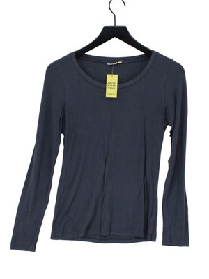 Noa Noa Women's Top S Grey 100% Other Long Sleeve Round Neck Basic