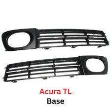 Fog Light Trim Set For 2007-2008 Acura Tl Base Driver Passenger Side Lh Rh Fog Light Trim Set For 2007-2008 Acura Tl Base Driver Passenger Side Lh Rh