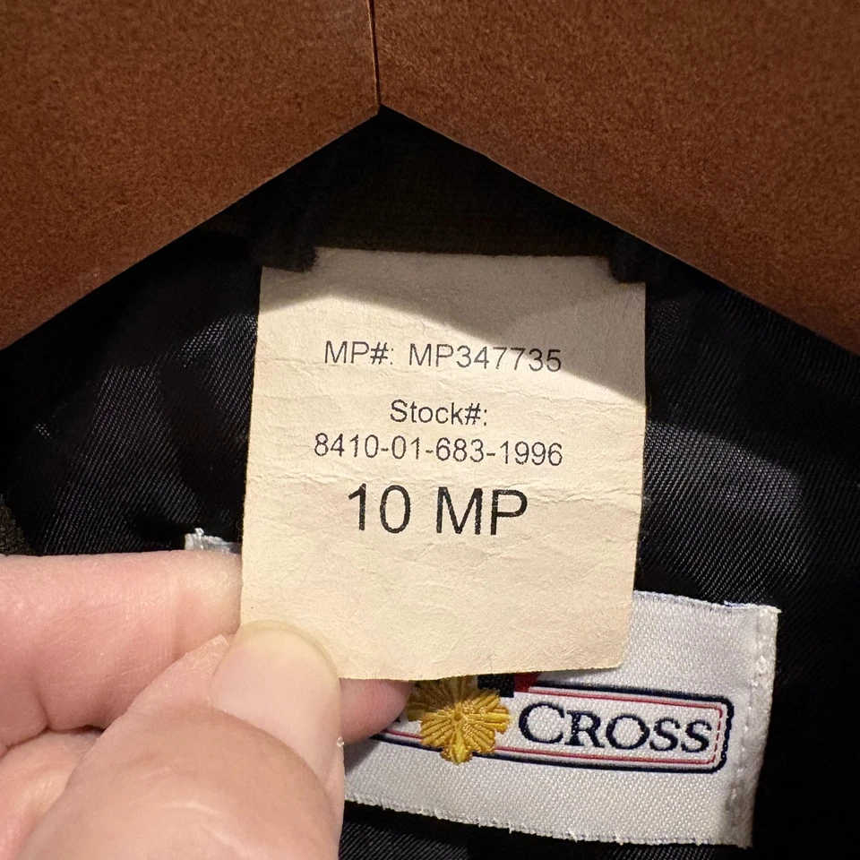 Chaqueta Flying Cross para mujer 10 Petite Heritage verde AGU EE. UU. Hecha en el Ejército Vestido en EE. UU. Foto 4 de 4