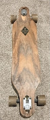 Vintage Arbor Axis Drop Through Complete Longboard with Trucks and Wheels 38in 