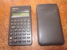 Hewlett Packard HP 10B BUSINESS CALCULATOR Tested With Original Case W/New Batts