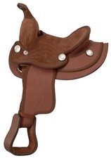 T I 8 In Pony Horse Synthetic Western Saddle And Seat Free Shiping 5 Colours