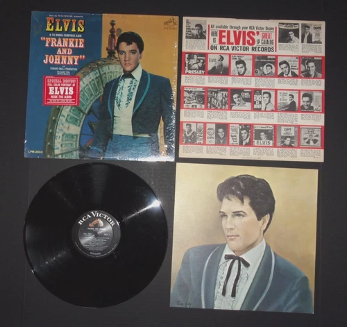 ELVIS PRESLEY - Frankie And Johnny (LPM-3553) 1st Press in Shrink w/Bonus Photo!