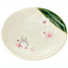 My Neighbor Totoro Deep Plate Cherry Blossom Mino Ware CHMD3 Studio Ghibli NEW