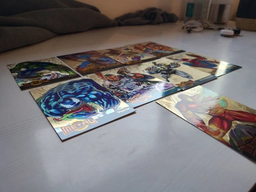 1995 Fleer Marvel Gold Blasters, Limited Edition Insert Cards, 9 Cards