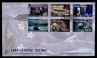 DR WHO 1999 NEW ZEALAND FDC MILLENNIUM CACHET COMBO $1.80 M69471