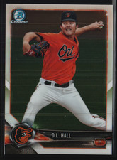 2018 Bowman Chrome Prospects #BCP107 - D.L. Hall - Baltimore Orioles  18-174