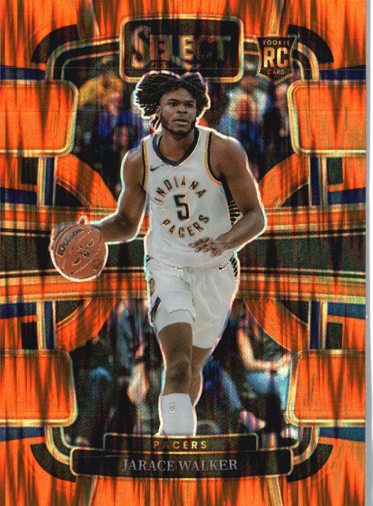 2023-24 Panini Select #86 Jarace Walker Orange Flash Prizms