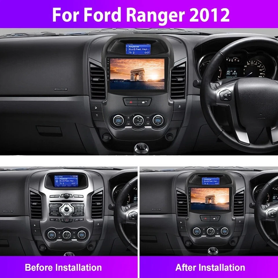 4+64G Apple CarPlay Android 15 GPS Head Unit Radio For Ford Ranger PX 2011-2015 - image 4 of 4