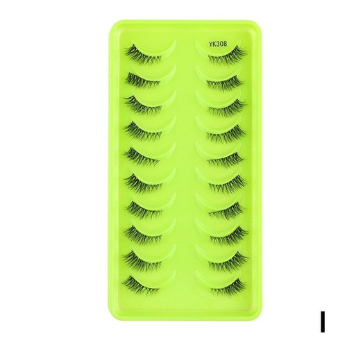 6 Half Lash Sets No Glue for A Natural Look - Transparent Stem Nude Makeup νυ ☆☆ - Picture 22 of 26