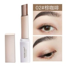 6pcs Two-Tone Eyeshadow Makeup Stick Package. Color Sandy Brown 02