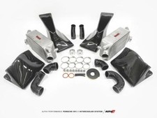 Ams Alpha Intercooler Kit W Cf Shrouds For 13-15 Porsche 911 Turboturbo S 991.1