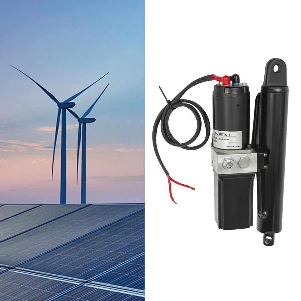 ACTUADOR CILINDRO HIDRÁULICO ELÉCTRICO 2 TONELADAS 4409LB ACTUADOR LINEAL ELÉCTRICO 200MM Foto 2 de 4