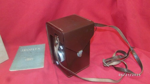 Zeiss Ikon Ikoflex Ia Formato 6x6 Novar Anastigmat 3,5/75mm con Scatola Custodia Libretto - Foto 3 di 4