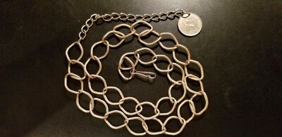 Vintage Boho Chic Womens Gold Tone Elizabeth II Coin Chain  display picture 1