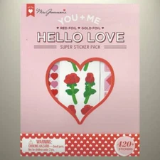 Mrs Grossman's HELLO LOVE Super Sticker Pack - 21 Sticker Strips - 420+ Stickers