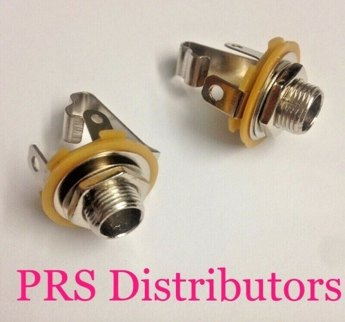 1/4" 6.35mm Female Panel mount Solder Plug for Guitar DJ Mixer Amp Mic 10 Pieces - Picture 3 of 7