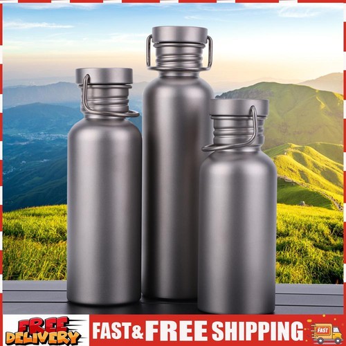 500/600/750 ml Titan-Wasserflasche mit Deckel Sport-Wasserkocher für Picknick im