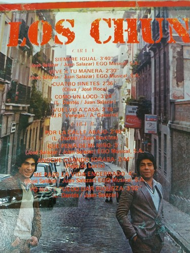 Los Chunguitos Callejeros Sin Salida Odeon 1983 - LP Vinilo 12" G+/VG - Photo 7 sur 8