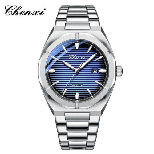 CHENXI Men Watch Top Brand Luxury Steel Wristwatch Business Male Calendar Watch - Picture 12 of 16