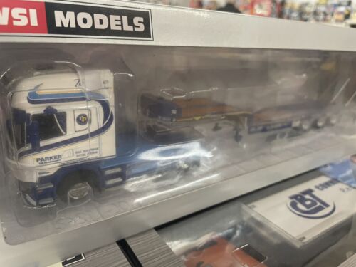 WSI SCANIA R5 T/LINE 4X2+SEMI L/LOWDER-PARKER TRANSPORT IRELAND-LTD EDITION-1:50