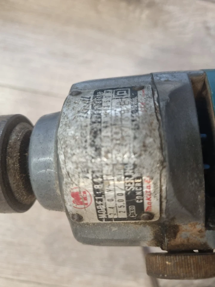 Taladro Makita 350W Carcasa de acero de alta resistencia Destornillador de impacto Llave de portabrocas eléctrico con cable Foto 3 de 4