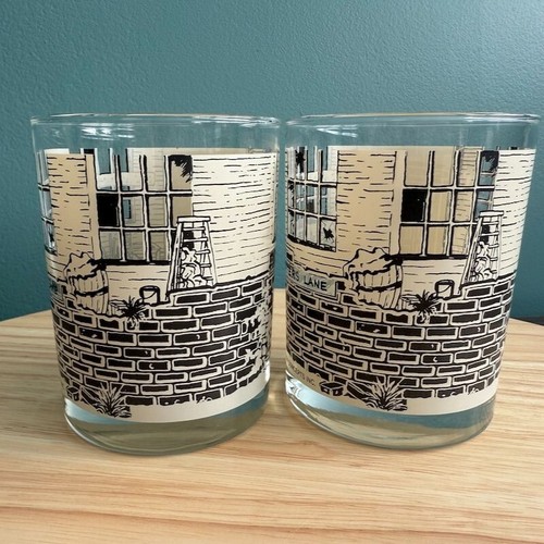 Juego de 2 gafas Doctor Who 76 Totters Lane Tardis 1987 Mage Design Concepts Inc - Imagen 2 de 10