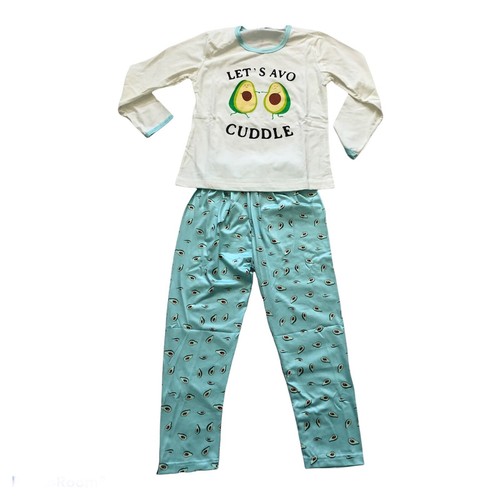 Let’s Avo cuddle girls lounge Long Sleeve And Pant Set size 7 - Picture 2 of 9