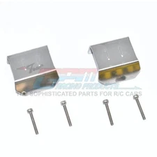 NEW GPM Stainless Steel Frt & Rear Gear Box Bottom Protector Mount : Axial