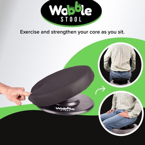 Wobble Stool - Self-Balancing Mini Chair with 360° Rotation for Healthy Posture - Picture 5 of 9