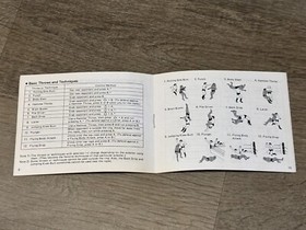 Pro Wrestling Instruction Manual Only Nintendo Nes Authentic