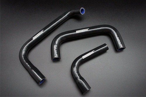GTR Engine Breather Hose Fit Nissan Skyline GT-R R32 R33 R34 RB26 Silicone BK - Picture 2 of 7