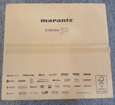 Marantz Cinema 50 AV Receiver 9.4Ch Black 230V