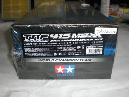 Tamiya Vintage 1/10 RC TRF415 MSXX Marc Rheinard Edition #42104 Chassis Kit 2007 - Picture 2 of 4