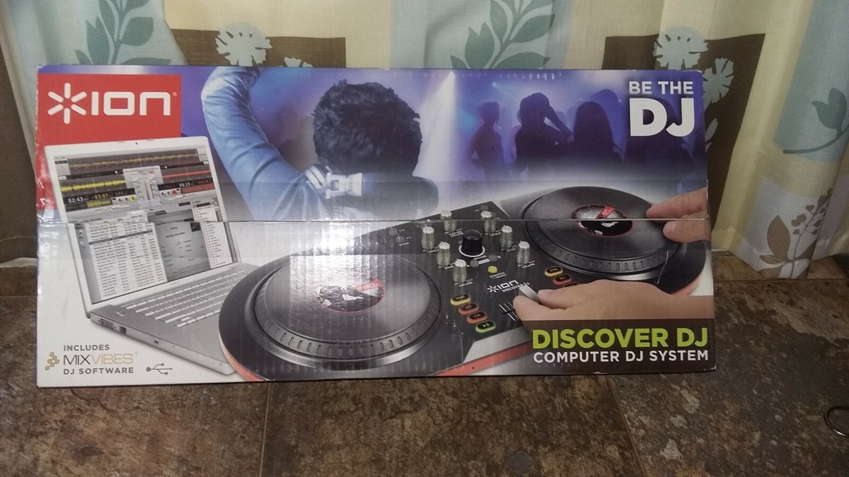 ION Discover DJ PC DJコントローラー DJミキサー 中古 Ion Audio Discover DJ System For Computer W/ MixVibes Music